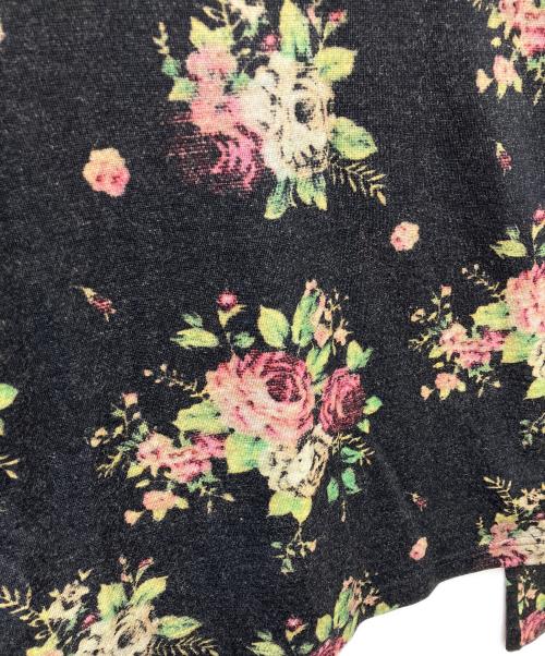 COMME des GARCONS（コムデギャルソン）COMME des GARCONS (コムデギャルソン) 花柄ウールニット ブラウン サイズ:SIZE Sの古着・服飾アイテム
