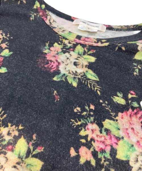 COMME des GARCONS（コムデギャルソン）COMME des GARCONS (コムデギャルソン) 花柄ウールニット ブラウン サイズ:SIZE Sの古着・服飾アイテム