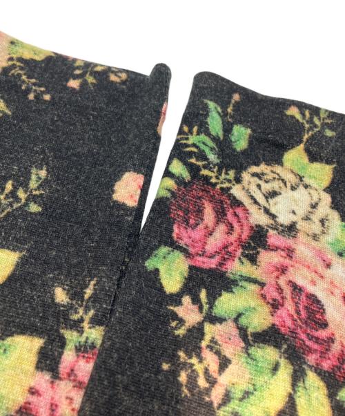 COMME des GARCONS（コムデギャルソン）COMME des GARCONS (コムデギャルソン) 花柄ウールニット ブラウン サイズ:SIZE Sの古着・服飾アイテム