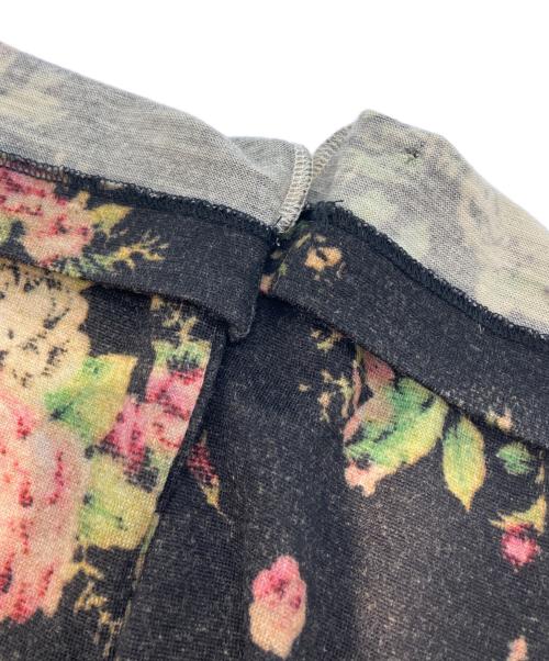 COMME des GARCONS（コムデギャルソン）COMME des GARCONS (コムデギャルソン) 花柄ウールニット ブラウン サイズ:SIZE Sの古着・服飾アイテム