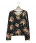 COMME des GARCONS（コムデギャルソン）の古着「花柄ウールニット」｜ブラウン