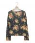 COMME des GARCONS (コムデギャルソン) 花柄ウールニット ブラウン サイズ:SIZE S：9000円