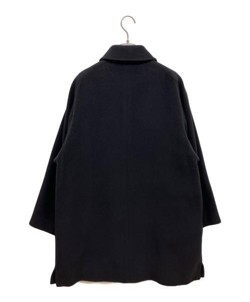 MaxMara（マックスマーラ）MaxMara (マックスマーラ) ウールカシミヤブレンドコート ブラック サイズ:42の古着・服飾アイテム