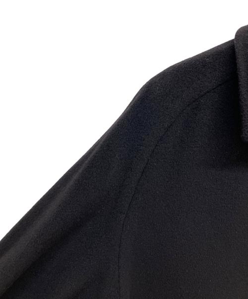 MaxMara（マックスマーラ）MaxMara (マックスマーラ) ウールカシミヤブレンドコート ブラック サイズ:42の古着・服飾アイテム