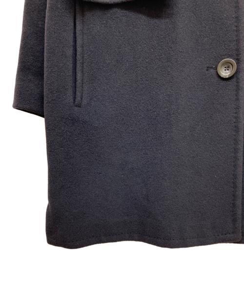 MaxMara（マックスマーラ）MaxMara (マックスマーラ) ウールカシミヤブレンドコート ブラック サイズ:42の古着・服飾アイテム