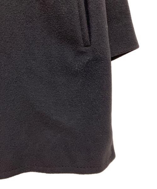 MaxMara（マックスマーラ）MaxMara (マックスマーラ) ウールカシミヤブレンドコート ブラック サイズ:42の古着・服飾アイテム