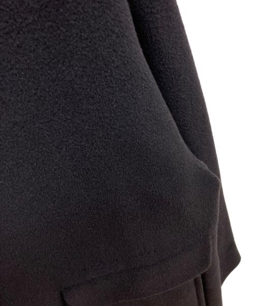 MaxMara（マックスマーラ）MaxMara (マックスマーラ) ウールカシミヤブレンドコート ブラック サイズ:42の古着・服飾アイテム