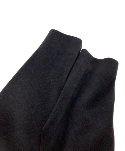 MaxMara（マックスマーラ）MaxMara (マックスマーラ) ウールカシミヤブレンドコート ブラック サイズ:42の古着・服飾アイテム