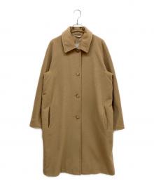 MaxMara（マックスマーラ）の古着「ピュアウールコート」｜ベージュ