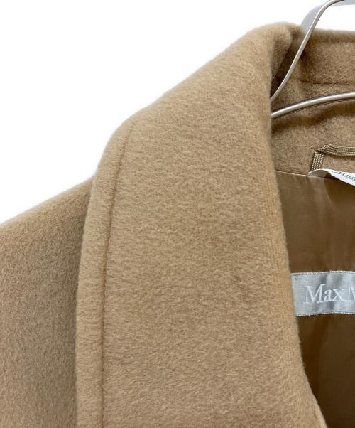 MaxMara（マックスマーラ）MaxMara (マックスマーラ) ピュアウールコート ベージュ サイズ:40の古着・服飾アイテム