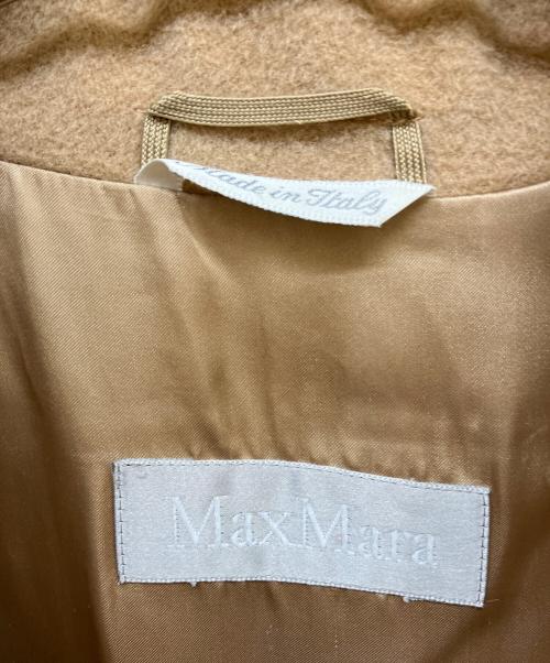 MaxMara（マックスマーラ）MaxMara (マックスマーラ) ピュアウールコート ベージュ サイズ:40の古着・服飾アイテム