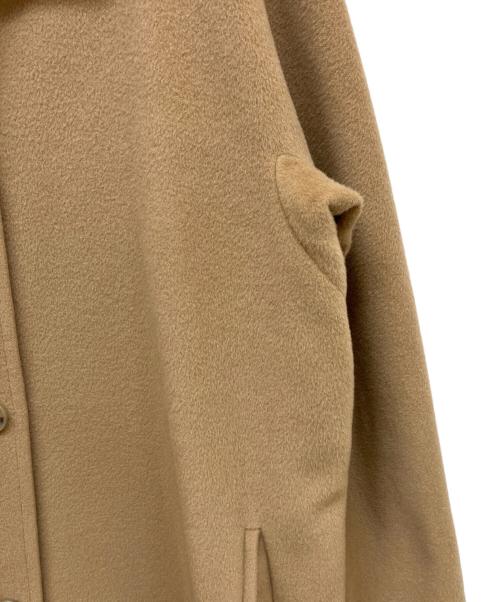 MaxMara（マックスマーラ）MaxMara (マックスマーラ) ピュアウールコート ベージュ サイズ:40の古着・服飾アイテム