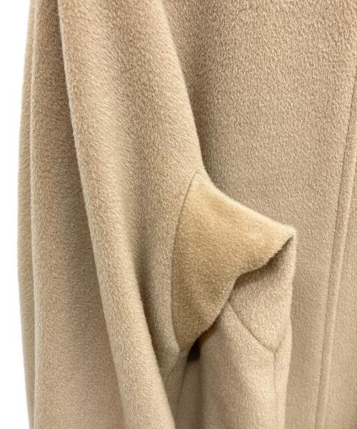 MaxMara（マックスマーラ）MaxMara (マックスマーラ) ピュアウールコート ベージュ サイズ:40の古着・服飾アイテム