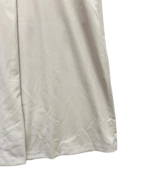 KUMIKYOKU（クミキョク）KUMIKYOKU (クミキョク) ハンサムツイル ワンピース ベージュ サイズ:3 未使用品の古着・服飾アイテム