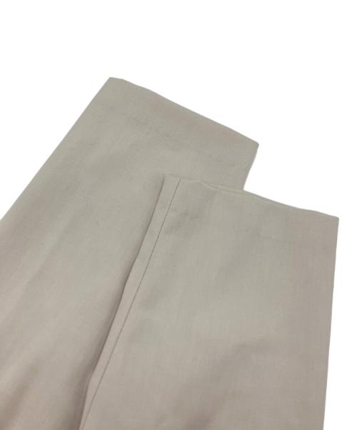 KUMIKYOKU（クミキョク）KUMIKYOKU (クミキョク) ハンサムツイル ワンピース ベージュ サイズ:3 未使用品の古着・服飾アイテム