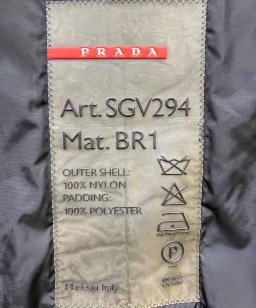 PRADA SPORTS（プラダスポーツ）PRADA SPORTS (プラダスポーツ) 中綿ナイロンコート ブラック サイズ:不明の古着・服飾アイテム