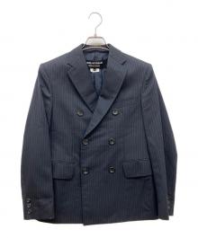 JUNYA WATANABE COMME des GARCONS（(ジュンヤワタナベ コムデギャルソン）の古着「ダブルブレストジャケット」｜ブラック