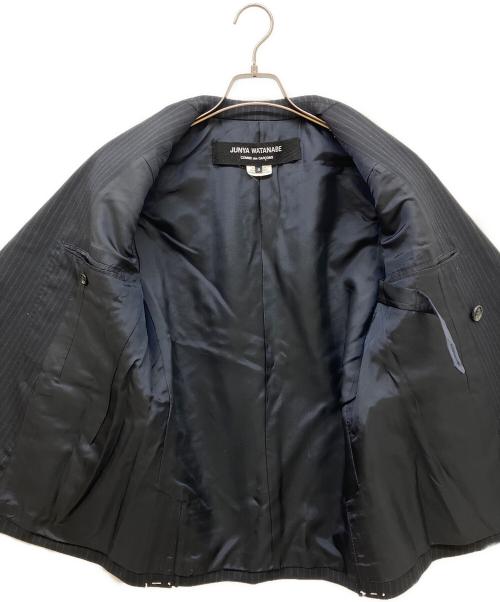 JUNYA WATANABE COMME des GARCONS（(ジュンヤワタナベ コムデギャルソン）JUNYA WATANABE COMME des GARCONS ((ジュンヤワタナベ コムデギャルソン) ダブルブレストジャケット ブラック サイズ:SIZE Sの古着・服飾アイテム