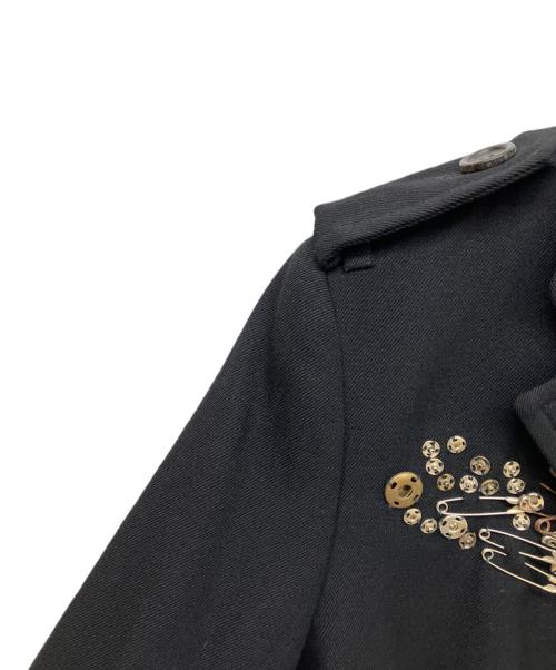 COMME des GARCONS COMME des GARCONS（コムデギャルソン コムデギャルソン）COMME des GARCONS COMME des GARCONS (コムデギャルソン コムデギャルソン) ピンデザイン装飾3Bジャケット ブラック サイズ:Sの古着・服飾アイテム