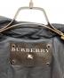 中古・古着 BURBERRY (バーバリー) レザーショートトレンチジャケット ブラック サイズ:40：30000円