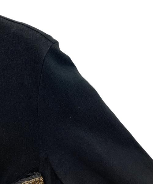 JUNYA WATANABE COMME des GARCONS（(ジュンヤワタナベ コムデギャルソン）JUNYA WATANABE COMME des GARCONS ((ジュンヤワタナベ コムデギャルソン) ブレードトリム装飾ジャケット ブラック サイズ:Sの古着・服飾アイテム