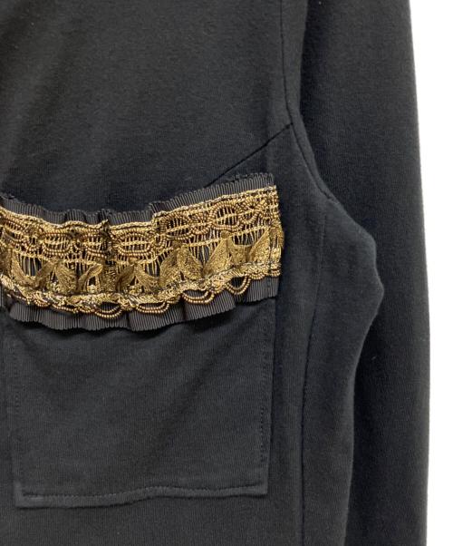 JUNYA WATANABE COMME des GARCONS（(ジュンヤワタナベ コムデギャルソン）JUNYA WATANABE COMME des GARCONS ((ジュンヤワタナベ コムデギャルソン) ブレードトリム装飾ジャケット ブラック サイズ:Sの古着・服飾アイテム