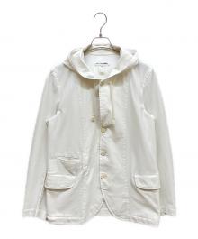 COMME des GARCONS SHIRT（コムデギャルソンシャツ）の古着「フーデッドジャケット」｜ホワイト