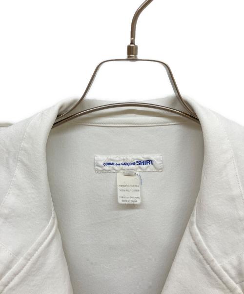 COMME des GARCONS SHIRT（コムデギャルソンシャツ）COMME des GARCONS SHIRT (コムデギャルソンシャツ) フーデッドジャケット ホワイト サイズ:Mの古着・服飾アイテム