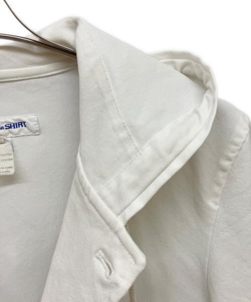 COMME des GARCONS SHIRT（コムデギャルソンシャツ）COMME des GARCONS SHIRT (コムデギャルソンシャツ) フーデッドジャケット ホワイト サイズ:Mの古着・服飾アイテム
