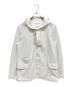 COMME des GARCONS SHIRT（コムデギャルソンシャツ）の古着「フーデッドジャケット」｜ホワイト