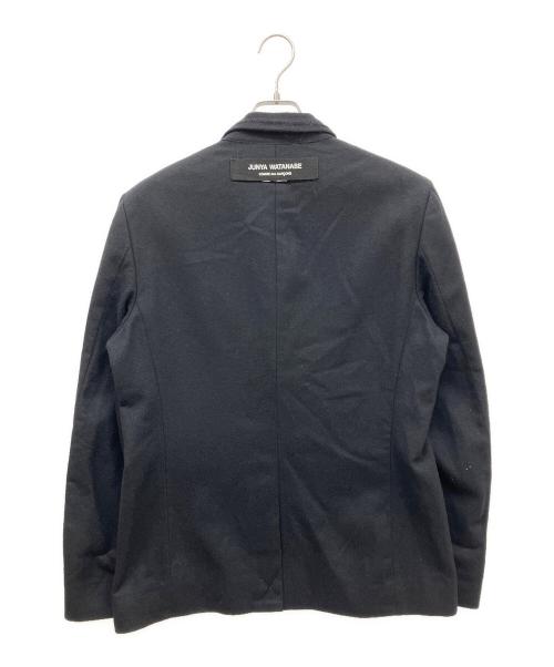 JUNYA WATANABE COMME des GARCONS（(ジュンヤワタナベ コムデギャルソン）JUNYA WATANABE COMME des GARCONS ((ジュンヤワタナベ コムデギャルソン) ウールテーラードジャケット ブラック サイズ:SIZE Sの古着・服飾アイテム