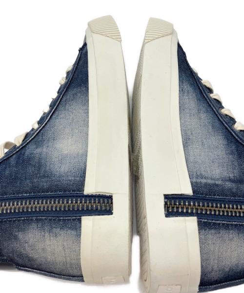 DIESEL（ディーゼル）DIESEL (ディーゼル) ハイカットデニムスニーカー インディゴ サイズ:US8.5の古着・服飾アイテム