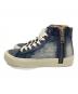 DIESEL (ディーゼル) ハイカットデニムスニーカー インディゴ サイズ:US8.5：10000円