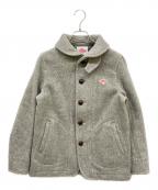 DANTONダントン）の古着「ウールモッサ丸衿ブルゾン」｜グレー