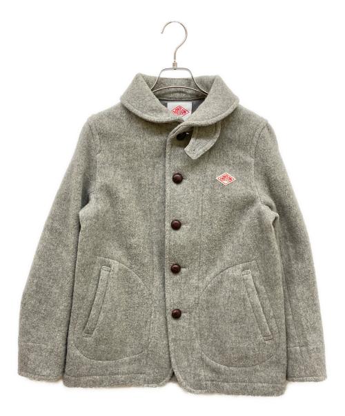 DANTON（ダントン）DANTON (ダントン) ウールモッサ丸衿ブルゾン グレー サイズ:36の古着・服飾アイテム