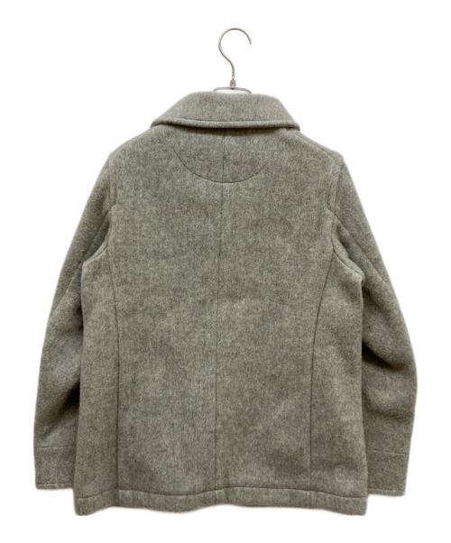 DANTON（ダントン）DANTON (ダントン) ウールモッサ丸衿ブルゾン グレー サイズ:36の古着・服飾アイテム