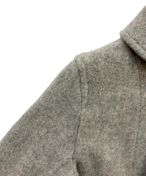 DANTON（ダントン）DANTON (ダントン) ウールモッサ丸衿ブルゾン グレー サイズ:36の古着・服飾アイテム