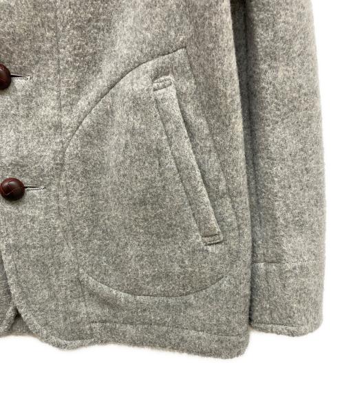 DANTON（ダントン）DANTON (ダントン) ウールモッサ丸衿ブルゾン グレー サイズ:36の古着・服飾アイテム