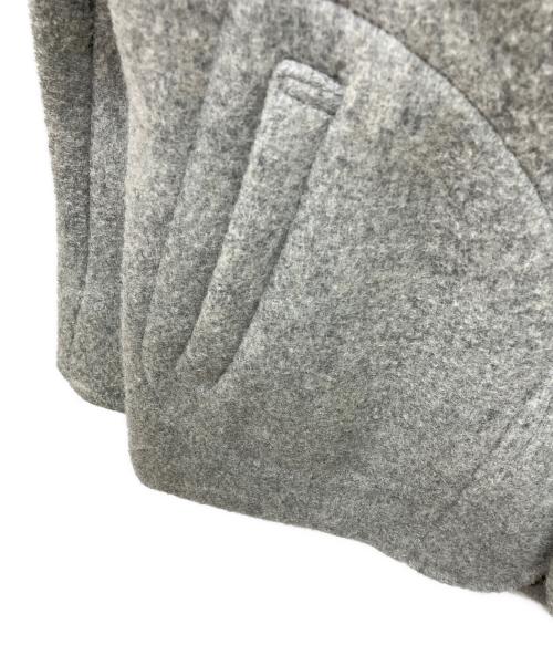 DANTON（ダントン）DANTON (ダントン) ウールモッサ丸衿ブルゾン グレー サイズ:36の古着・服飾アイテム