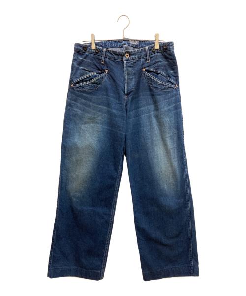 POLO JEANS（ポロジーンズ）POLO JEANS (ポロジーンズ) シンチバックデニムパンツ インディゴ サイズ:SIZE 34の古着・服飾アイテム