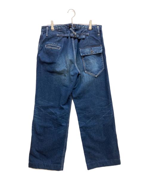 POLO JEANS（ポロジーンズ）POLO JEANS (ポロジーンズ) シンチバックデニムパンツ インディゴ サイズ:SIZE 34の古着・服飾アイテム