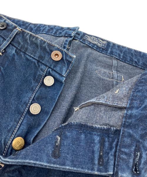 POLO JEANS（ポロジーンズ）POLO JEANS (ポロジーンズ) シンチバックデニムパンツ インディゴ サイズ:SIZE 34の古着・服飾アイテム