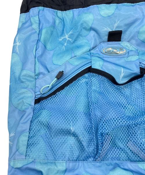 GAP（ギャップ）GAP (ギャップ) 00'sハイビスカス柄リュック スカイブルーの古着・服飾アイテム