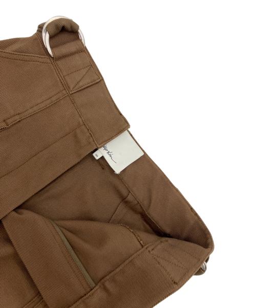 3.1 phillip lim（スリーワンフィリップリム）3.1 phillip lim (スリーワンフィリップリム) Cotton Twill Utility Pant ブラウン サイズ:00の古着・服飾アイテム