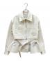 3.1 phillip lim（スリーワンフィリップリム）の古着「Double Belted Flounce Utility Jacket」｜ホワイト