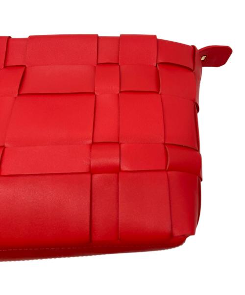 3.1 phillip lim（スリーワンフィリップリム）3.1 phillip lim (スリーワンフィリップリム) ODITA LATTICE POUCH レッドの古着・服飾アイテム