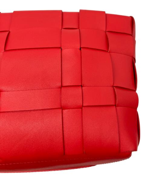 3.1 phillip lim（スリーワンフィリップリム）3.1 phillip lim (スリーワンフィリップリム) ODITA LATTICE POUCH レッドの古着・服飾アイテム