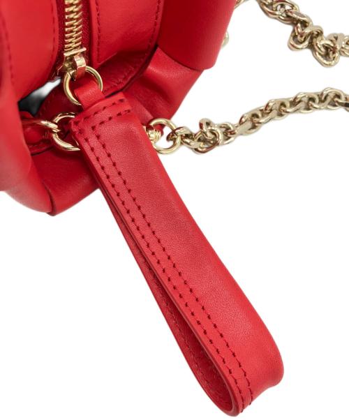 3.1 phillip lim（スリーワンフィリップリム）3.1 phillip lim (スリーワンフィリップリム) ODITA LATTICE POUCH レッドの古着・服飾アイテム