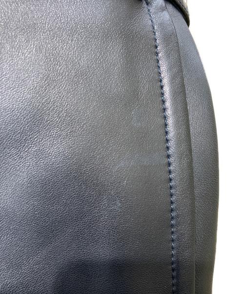 3.1 phillip lim（スリーワンフィリップリム）3.1 phillip lim (スリーワンフィリップリム) Belted Leather Skirt ブラックの古着・服飾アイテム