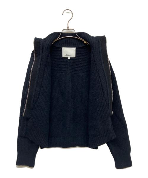 3.1 phillip lim（スリーワンフィリップリム）3.1 phillip lim (スリーワンフィリップリム) Infinity Placket Cardigan ブラック サイズ:Sの古着・服飾アイテム